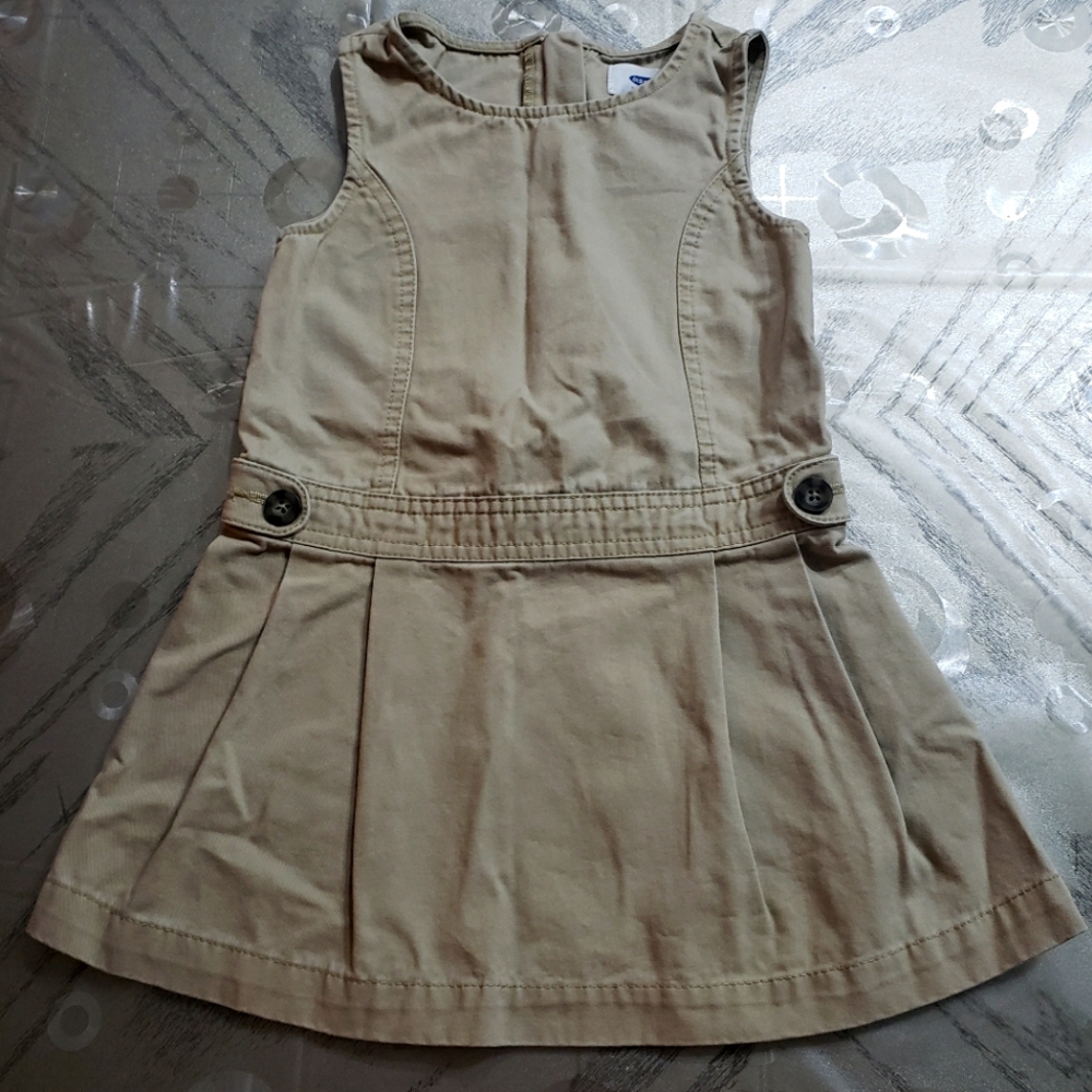 Old Navy Sleeveless Uniform Jumper Dress, sz 3T